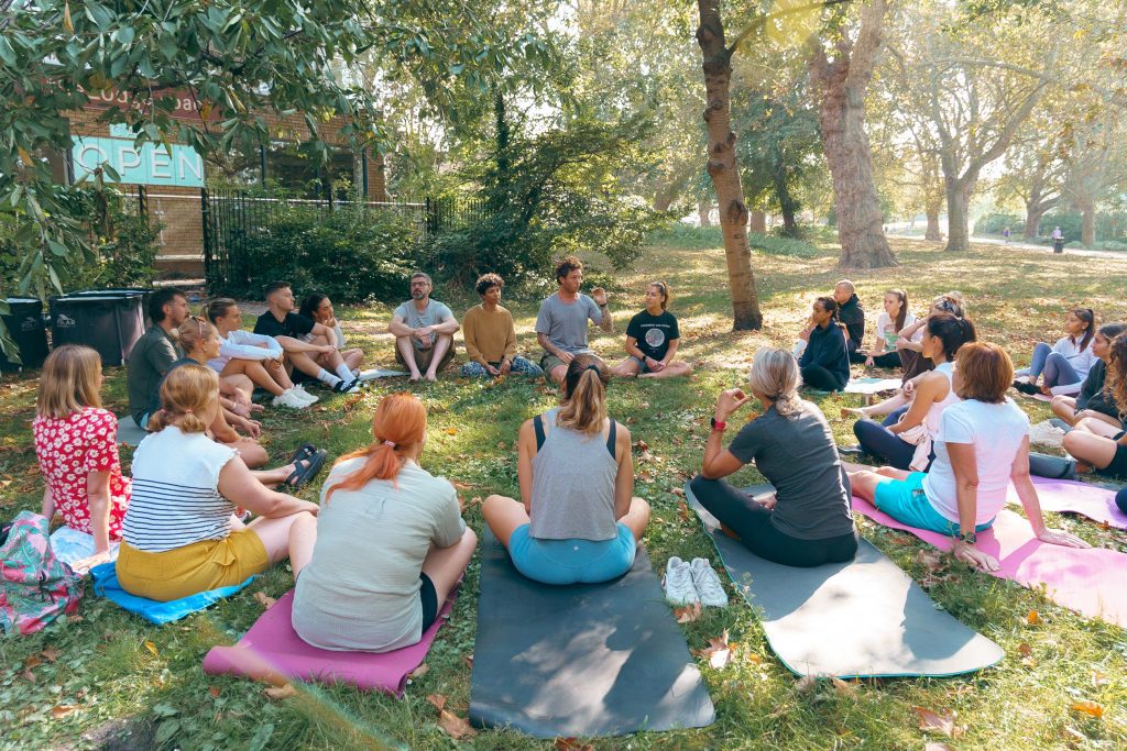 Group image, wellbeing day