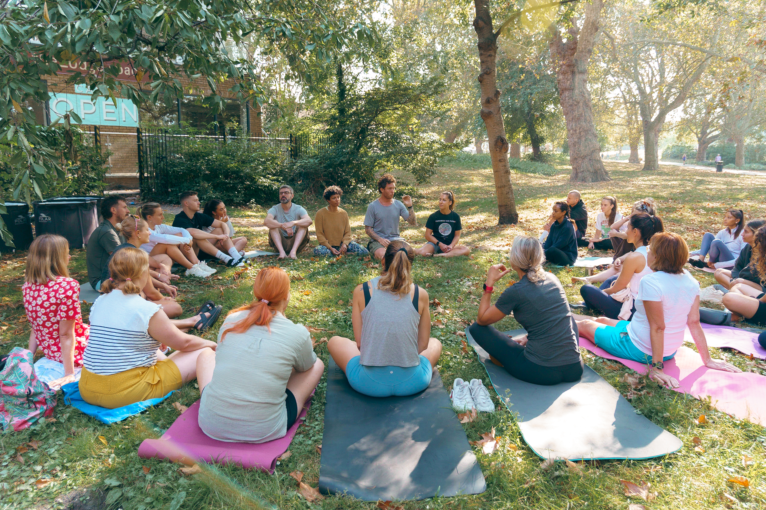 Group image, wellbeing day
