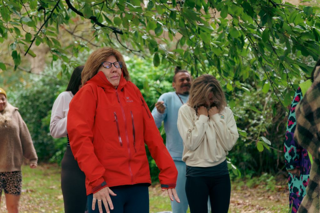 group image displaying expressive emotion at the mindful elements team day experience