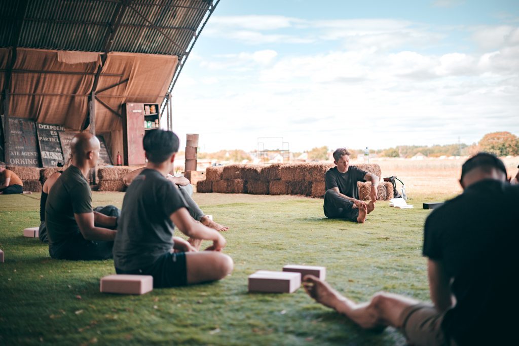 corporate wellbeing movement session