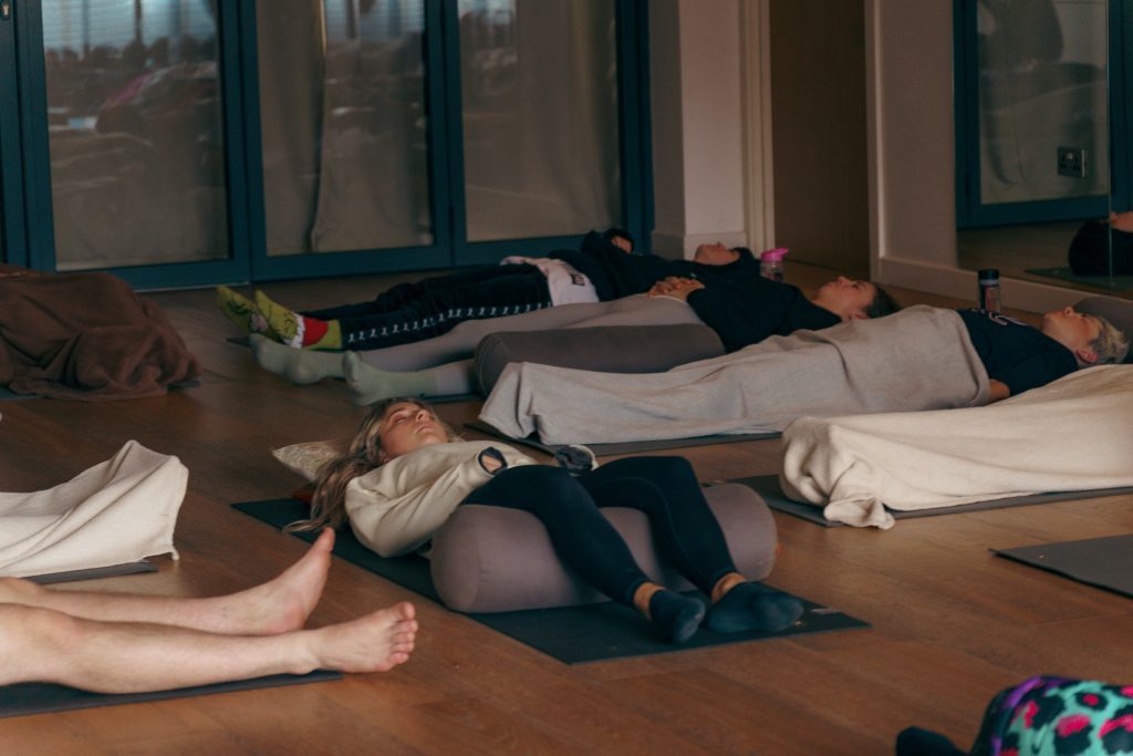 breath-work practice at mindful elements day experience